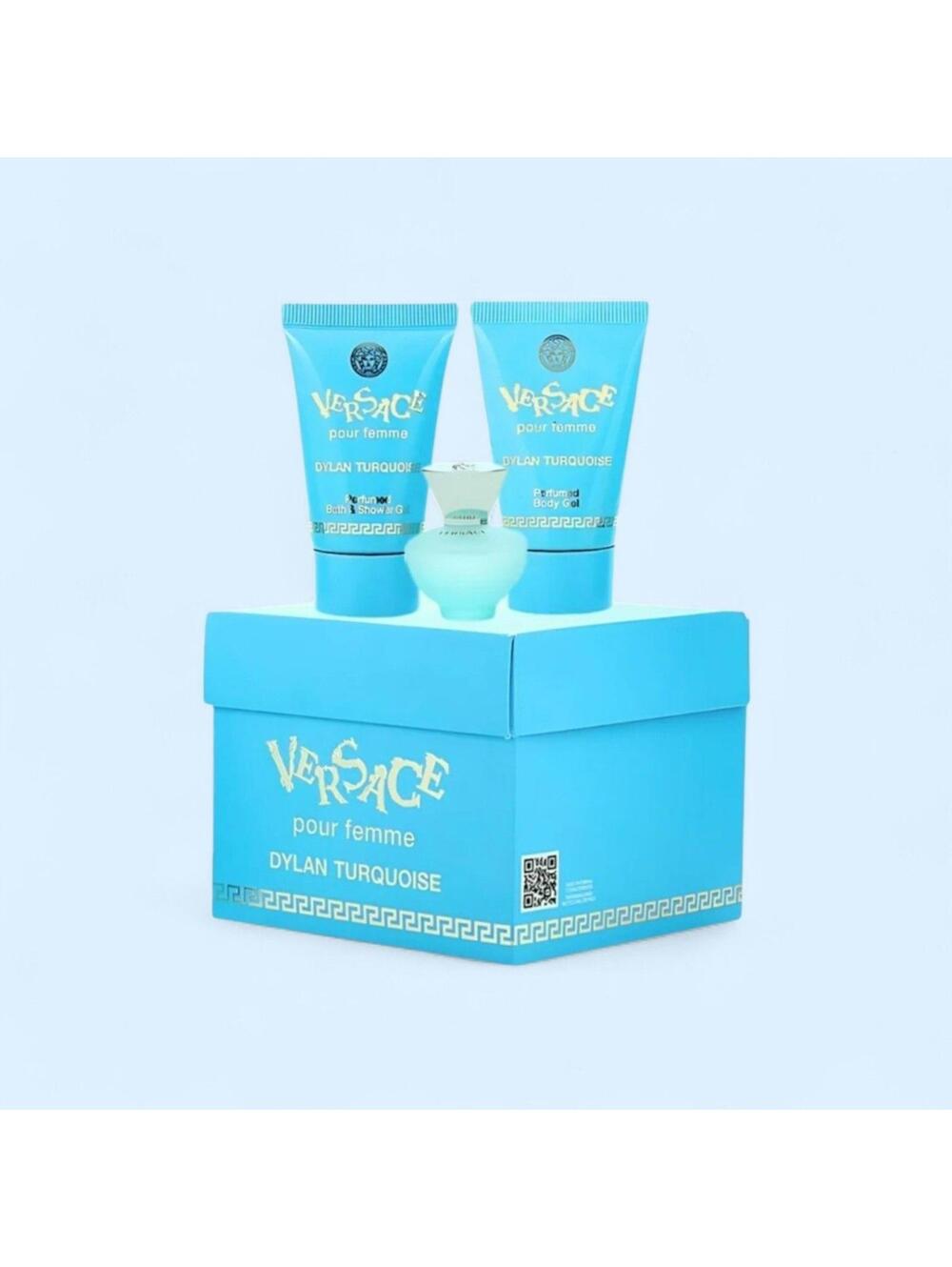 Versace Pour Femme Dylan Turquoise EDT - Gift Set NWB